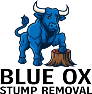 Blue Ox Stump Removal Logo Snoqualmie Stump Grinding Service