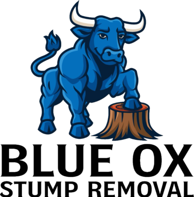 Blue Ox Stump Removal Logo Snoqualmie Stump Grinding Service
